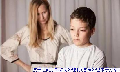 孩子之间打架如何处理呢(怎样处理孩子打架)