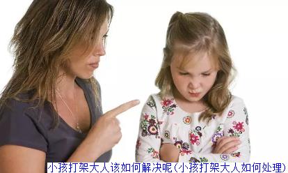 小孩打架大人该如何解决呢(小孩打架大人如何处理)